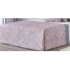 Edredón Conforter Jacquard Palma Rosa Para Cama De 105 Cm