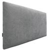 Cabecero De Tela Aqualine Liso 95x50cm Camas 90 - Gris