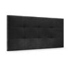 Cabecero De Tela Aqualine Capitoné 95x60cm Camas 90 - Negro