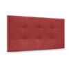 Cabecero De Tela Aqualine Capitoné 95x60cm Camas 90 - Rojo