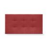 Cabecero De Tela Aqualine Capitoné 95x60cm Camas 90 - Rojo