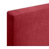 Cabecero De Tela Aqualine Liso Con Botones 145x105cm Con Patas Camas 135/140 - Rojo