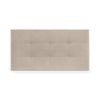 Cabecero De Tela Aqualine Capitoné 95x60cm Camas 90 - Beige