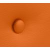 Cabecero De Polipiel Liso Con Botones 110x50cm Camas 105 - Naranja