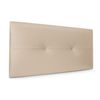 Cabecero De Polipiel Con Botones 110x50cm Camas 105 - Beige