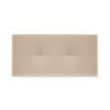 Cabecero De Polipiel Con Botones 110x50cm Camas 105 - Beige