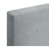 Cabecero De Tela Aqualine Con Botones 145x50cm Camas 135/140 - Gris