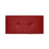 Cabecero De Polipiel Con Botones 110x50cm Camas 105 - Rojo