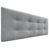 Cabecero De Tela Aqualine Capitoné 145x60cm Camas 135/140 - Gris