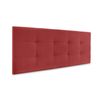 Cabecero De Tela Aqualine Capitoné 160x60cm Camas 150/160 - Rojo