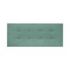 Cabecero De Tela Aqualine Capitoné 145x60cm Camas 135/140 - Verde Agua