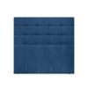 Cabecero De Tela Aqualine Capitoné Hasta El Suelo 145x120cm Camas 135/140 - Azul