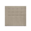 Cabecero De Tela Aqualine Capitoné Hasta El Suelo 145x120cm Camas 135/140 - Beige