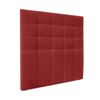 Cabecero De Tela Aqualine Capitoné Hasta El Suelo 145x120cm Camas 135/140 - Rojo