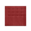 Cabecero De Tela Aqualine Capitoné Hasta El Suelo 145x120cm Camas 135/140 - Rojo