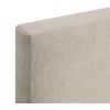 Cabecero De Tela Aqualine Liso Hasta El Suelo 90x120cm Camas 80/90 - Beige