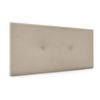 Cabecero De Tela Aqualine Liso Con Botones 90x50cm Camas 80/90 - Beige