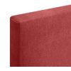 Cabecero De Tela Aqualine Liso Hasta El Suelo 90x120cm Camas 80/90 - Rojo