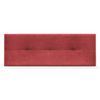 Cabecero De Tela Aqualine Con Botones 135x50cm Camas 120/135 - Rojo