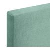 Cabecero De Tela Aqualine Liso Hasta El Suelo 160x120cm Camas 150/160 - Verde Agua