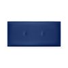 Cabecero De Polipiel Liso Con Botones 110x50cm Camas 105 - Azul
