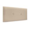 Cabecero De Polipiel Liso Con Botones 110x50cm Camas 105 - Beige