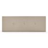 Cabecero De Tela Aqualine Liso Con Botones 135x50cm Camas 120/135 - Beige