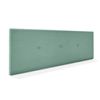 Cabecero De Tela Aqualine Liso Con Botones 135x50cm Camas 120/135 - Verde Agua