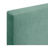 Cabecero De Tela Aqualine Liso Con Botones 135x50cm Camas 120/135 - Verde Agua