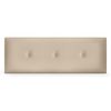 Cabecero De Polipiel Liso Con Botones 145x50cm Camas 135/140 - Beige