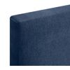 Cabecero De Tela Aqualine Liso Con Botones 145x50cm Camas 135/140 - Azul