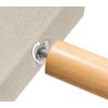 Cabecero De Tela Aqualine Liso Con Botones 90x105cm Con Patas Camas 80/90 - Beige