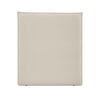 Cabecero De Lino Natural Liso Con Ribete Hasta El Suelo 90x120cm Camas 80/90 - Beige