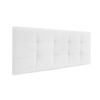 Cabecero De Tela Aqualine Capitoné 145x60cm Camas 135/140 - Blanco