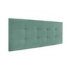 Cabecero De Tela Aqualine Capitoné 135x60cm Camas 120/135 - Verde Agua