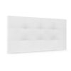 Cabecero De Tela Aqualine Capitoné 90x60cm Camas 80/90 - Blanco