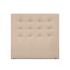 Cabecero De Polipiel Capitoné Hasta El Suelo 145x120cm Camas 135/140 - Beige