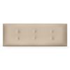 Cabecero De Polipiel Con 2 Hileras De Botones 135x50cm Camas 120/135 - Beige