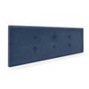 Cabecero De Tela Aqualine Con 2 Hileras De Botones 135x50cm Camas 120/135 - Azul