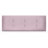 Cabecero De Polipiel Con 2 Hileras De Botones 145x50cm Camas 135/140 - Rosa