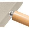 Cabecero De Tela Aqualine Con 2 Hileras De Botones 90x105cm Con Patas Camas 80/90 - Beige