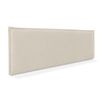 Cabecero De Lino Natural Liso Con Ribete 135x50cm Camas 120/135 - Beige