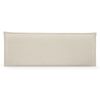 Cabecero De Lino Natural Liso Con Ribete 135x50cm Camas 120/135 - Beige