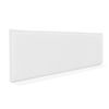 Cabecero De Lino Natural Liso Con Ribete 145x50cm Camas 135/140 - Blanco