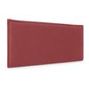 Cabecero De Lino Natural Liso Con Ribete 105x50cm Camas 105 - Rojo