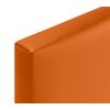 Cabecero De Polipiel Con 2 Hileras De Botones 105x50cm Camas 105 - Naranja