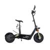 Patinete Eléctrico Ecoxtrem Centauro Negro 3000w 60v-20ah Matriculable (ciclomotor) Con Ruedas Todo Terreno Y Pantalla Extra Grande