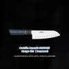 Cuchillo Cocina Profesional Tokysu - Cuchillos Cocina Japones Santoku De Acero Inoxidable De 67 Capas 17 Cm - Mango G10 Damasco