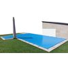 Cobertor De Invierno Para Piscina De 3 X 3 M Más 15 Cm Por Cada Lado Para Anclaje De Color Azul (exterior) / Negro (interior)