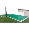 Cobertor De Invierno Para Piscina De 6 X 8 M Más 15 Cm Por Cada Lado Para Anclaje De Color Verde (exterior) / Verde (interior)